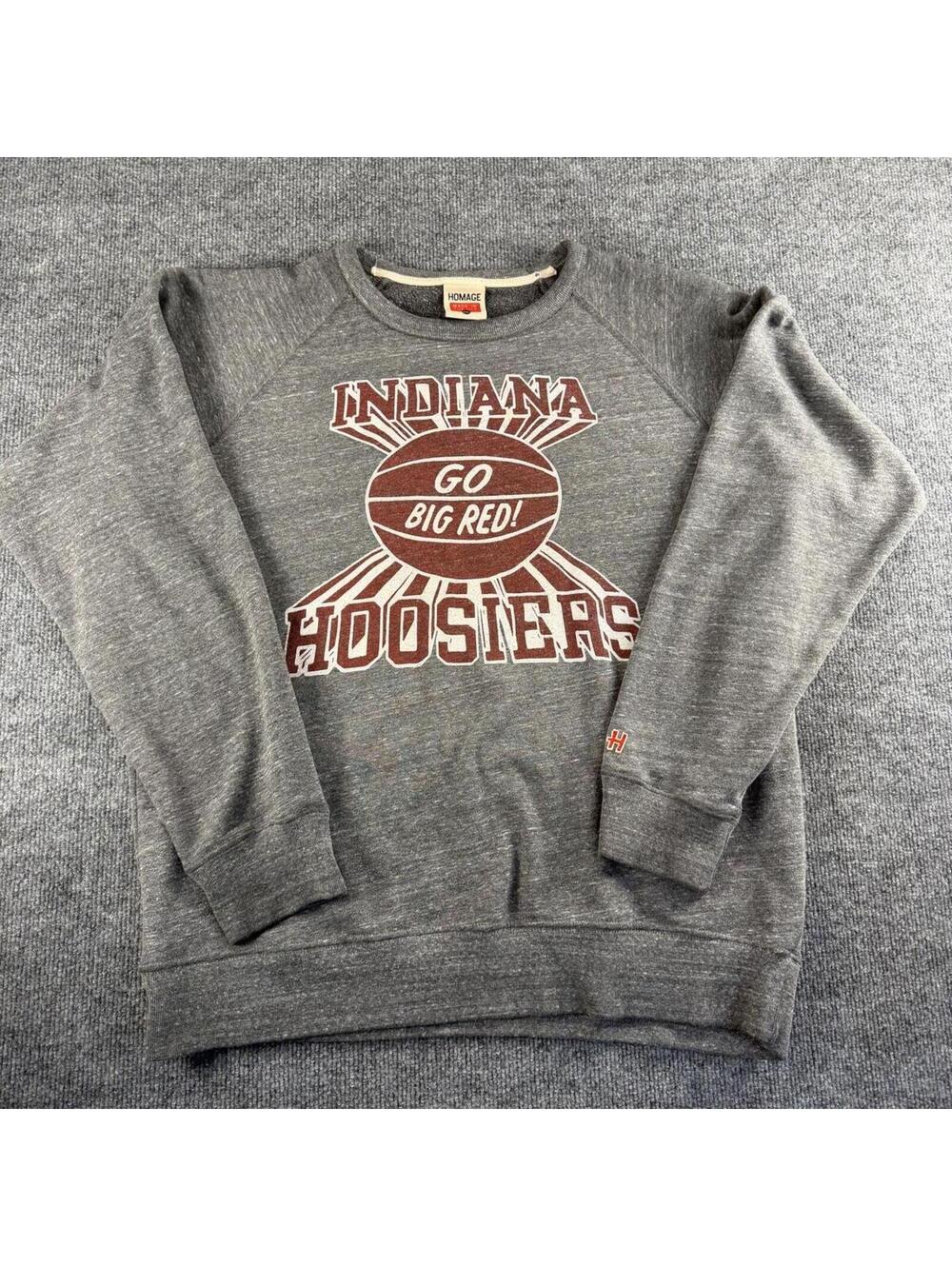 Homage Indiana Hoosiers Basketball Go‎ Big Red Sweatshirt 2XL - NCAAB Collegiate
